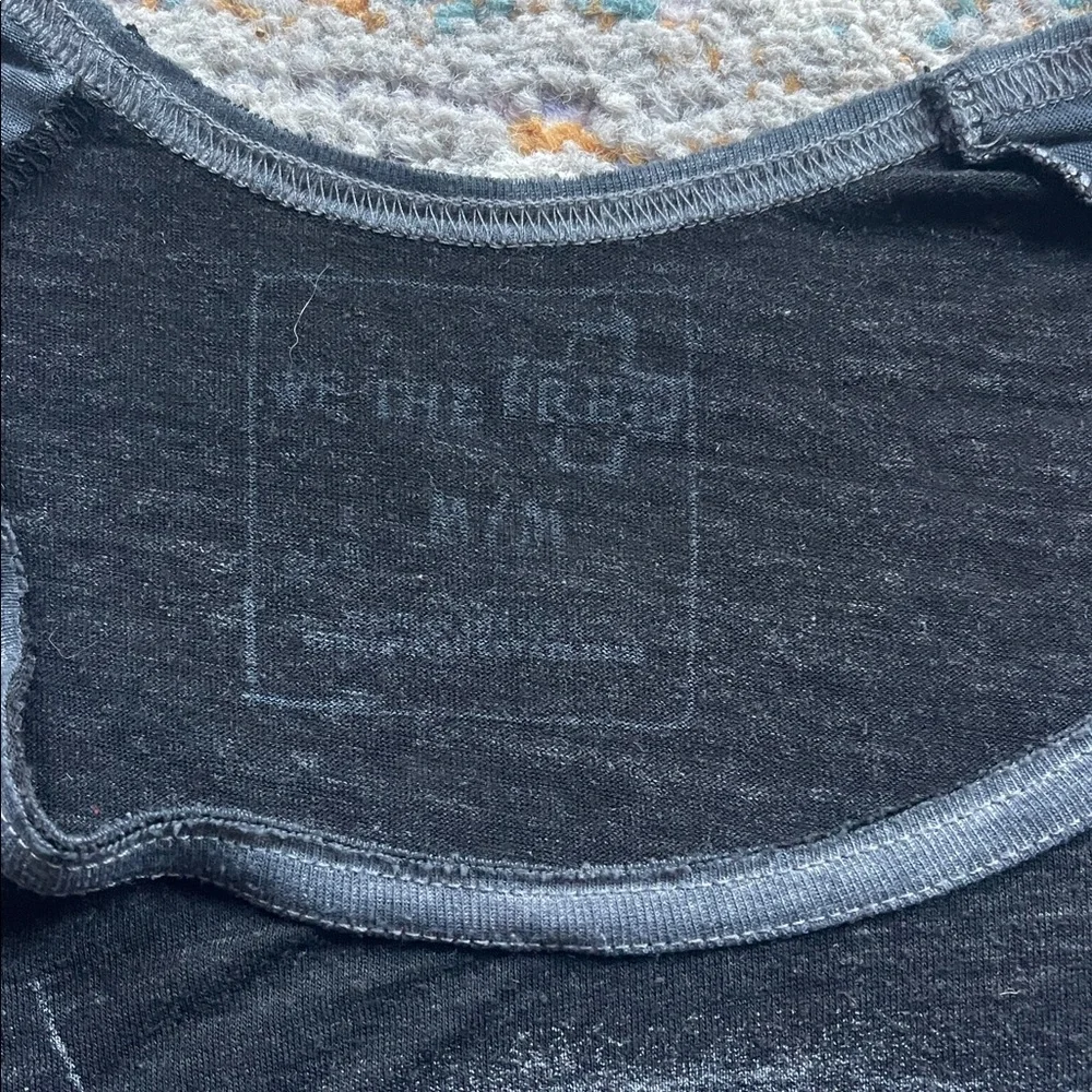 Free people bundle of two high low three-quarter sleeve T-shirts - Picture 3 of 7